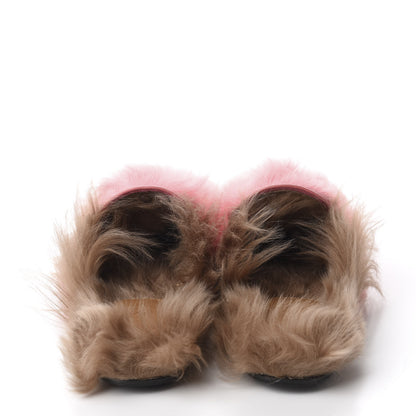 Gucci Merino Wool Womens Princetown Slippers 39.5 Pink 5 of 9