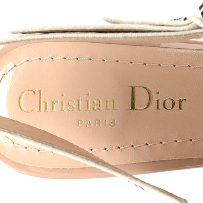 Christian Dior Patent Ribbon J'Adior Slingback 65mm Pumps 37.5 Nude 7 of 10