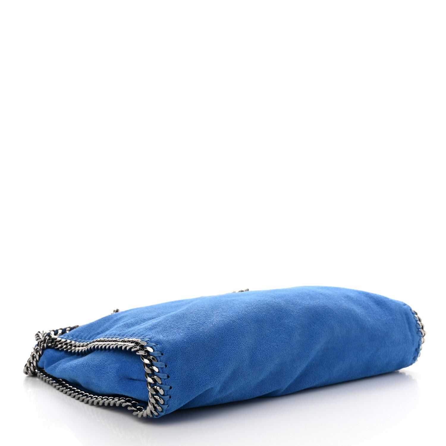 Stella McCartney Shaggy Deer Falabella Fold Over Tote Royal Blue 4 of 10