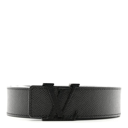Louis Vuitton Taiga 35mm LV Initiales Belt 100 40 Black 1 of 6