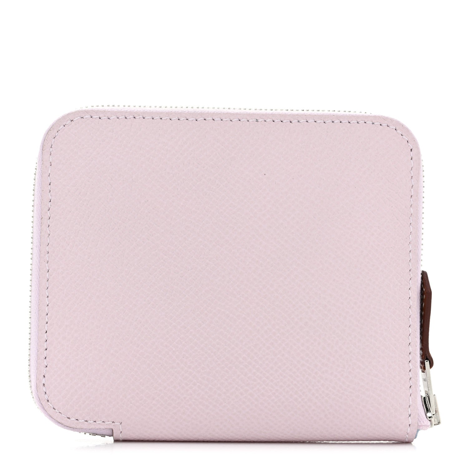 Hermes Epsom Silk'In Compact Wallet Mauve Pale Bleu Paradis Perle 1 of 8