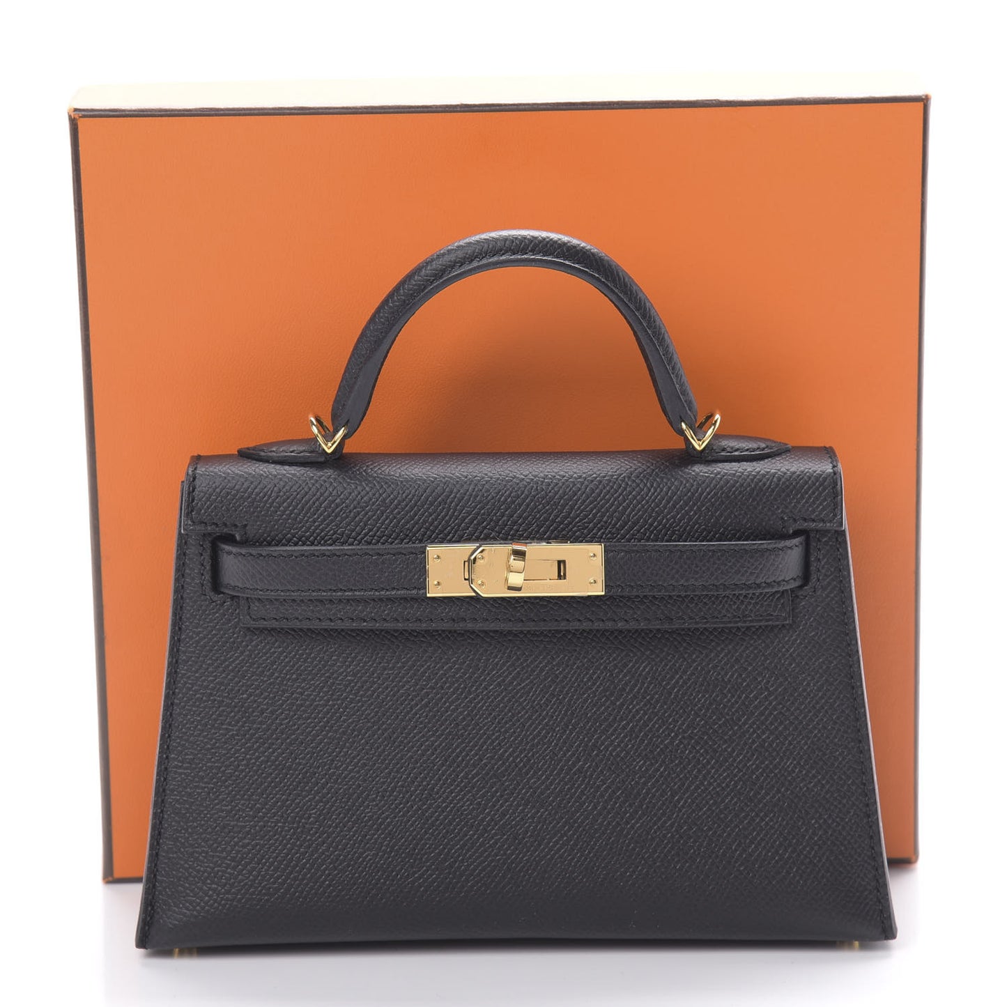 Epsom Mini Kelly Sellier 20 Black