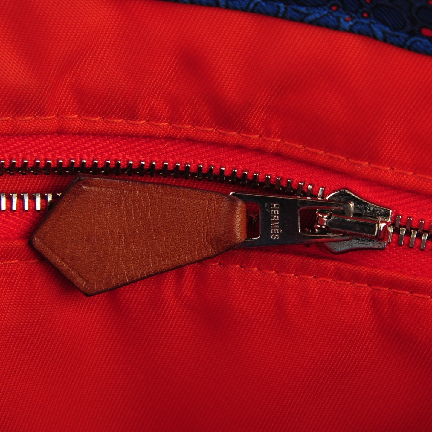 Silk Fourbi Carre en Cravates Bag Insert GM Bleu Saphir