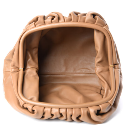 Bottega Veneta Smooth Butter Calf The Pouch Oversized Clutch Cammello 5 of 7