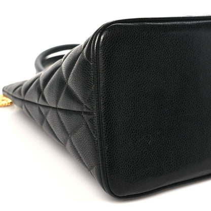 Chanel Caviar Quilted Medallion Tote Black 9 of 10
