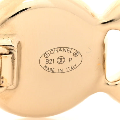 Chanel Pearl Coco Hair Clip Barrette Gold 3 of 4