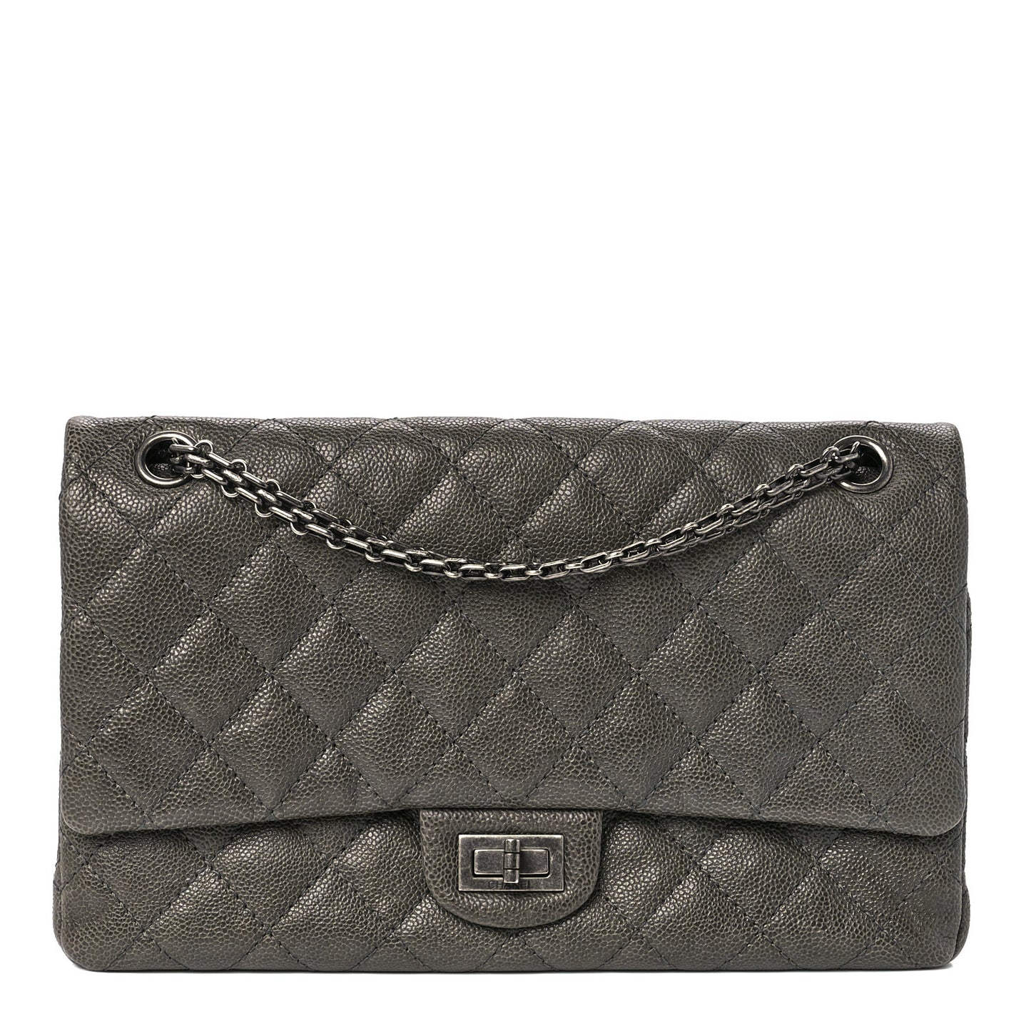 Caviar Quilted 2.55 Reissue 226 Flap Grey