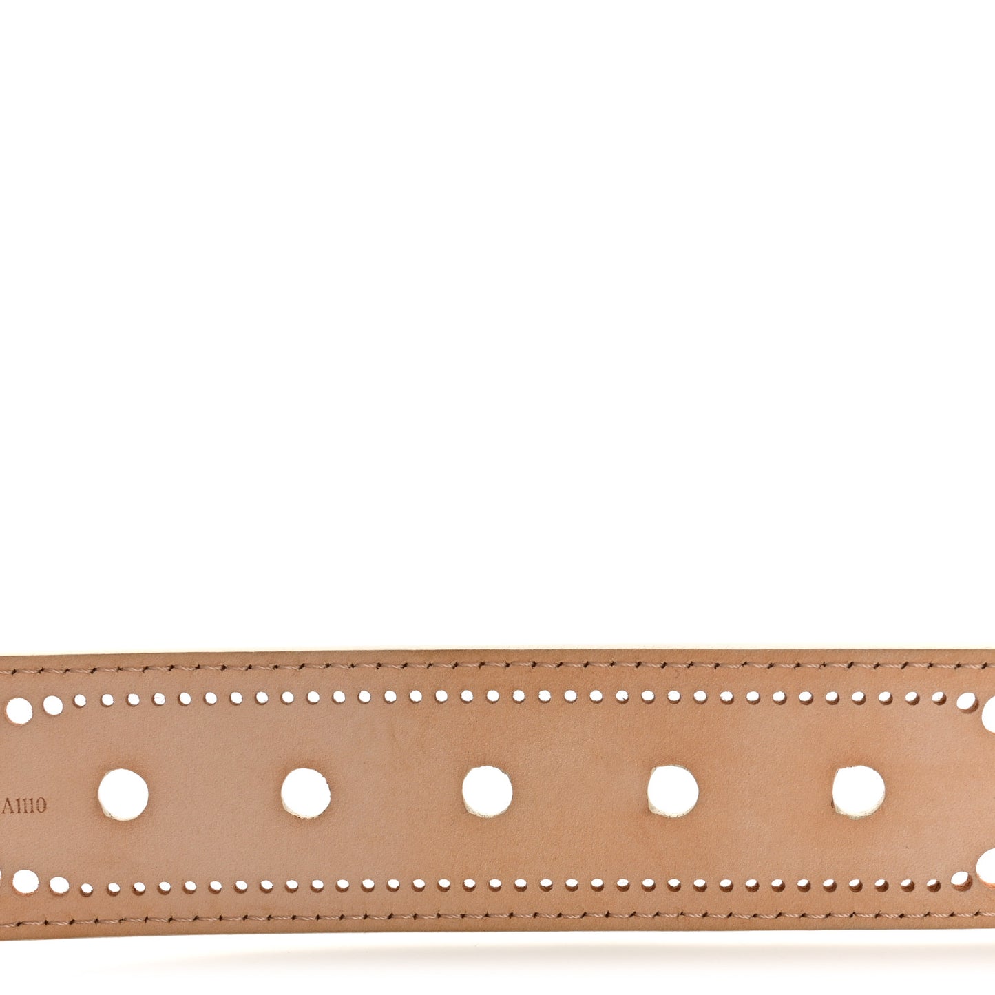 Nomade Perforation Belt 90 36 White