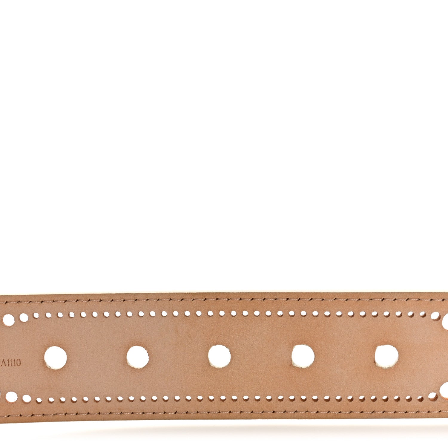 Louis Vuitton Nomade Perforation Belt 90 36 White 4 of 6