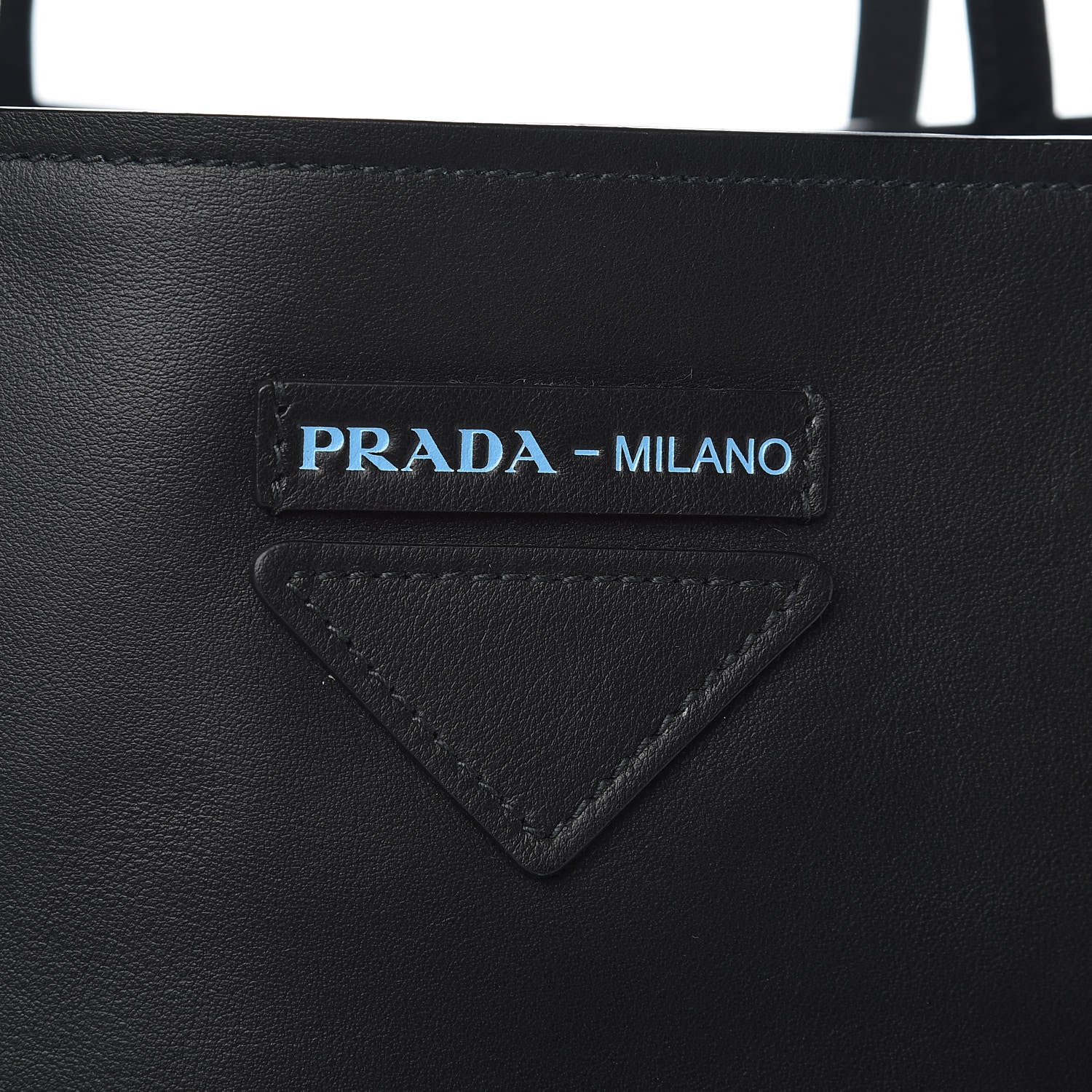 Prada Calfskin Large Concept Shopper Tote Black Astrale 9 of 11