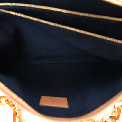 Louis Vuitton Lambskin Embossed Monogram Coussin PM Camel 7 of 12