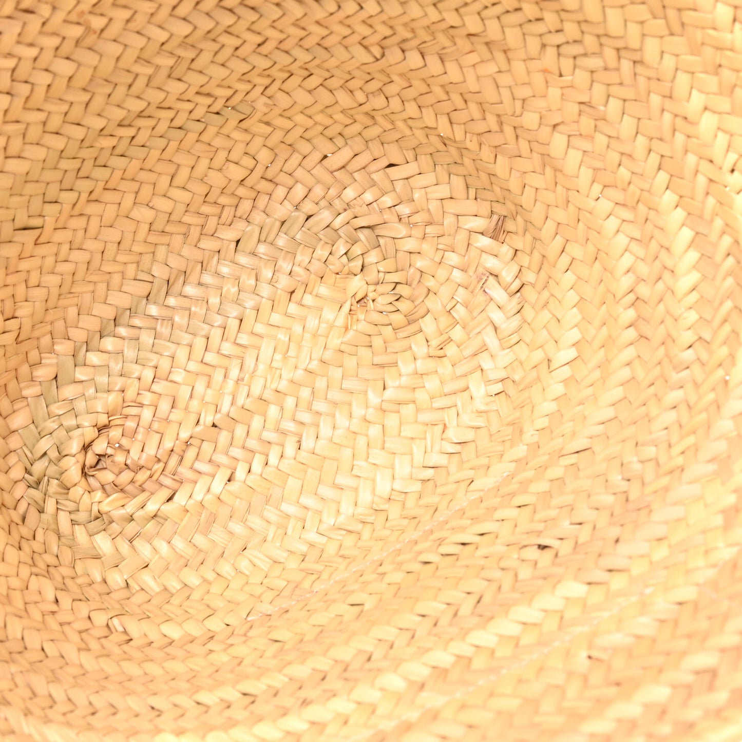 Raffia Medium Basket Tote Bag Natural Tan