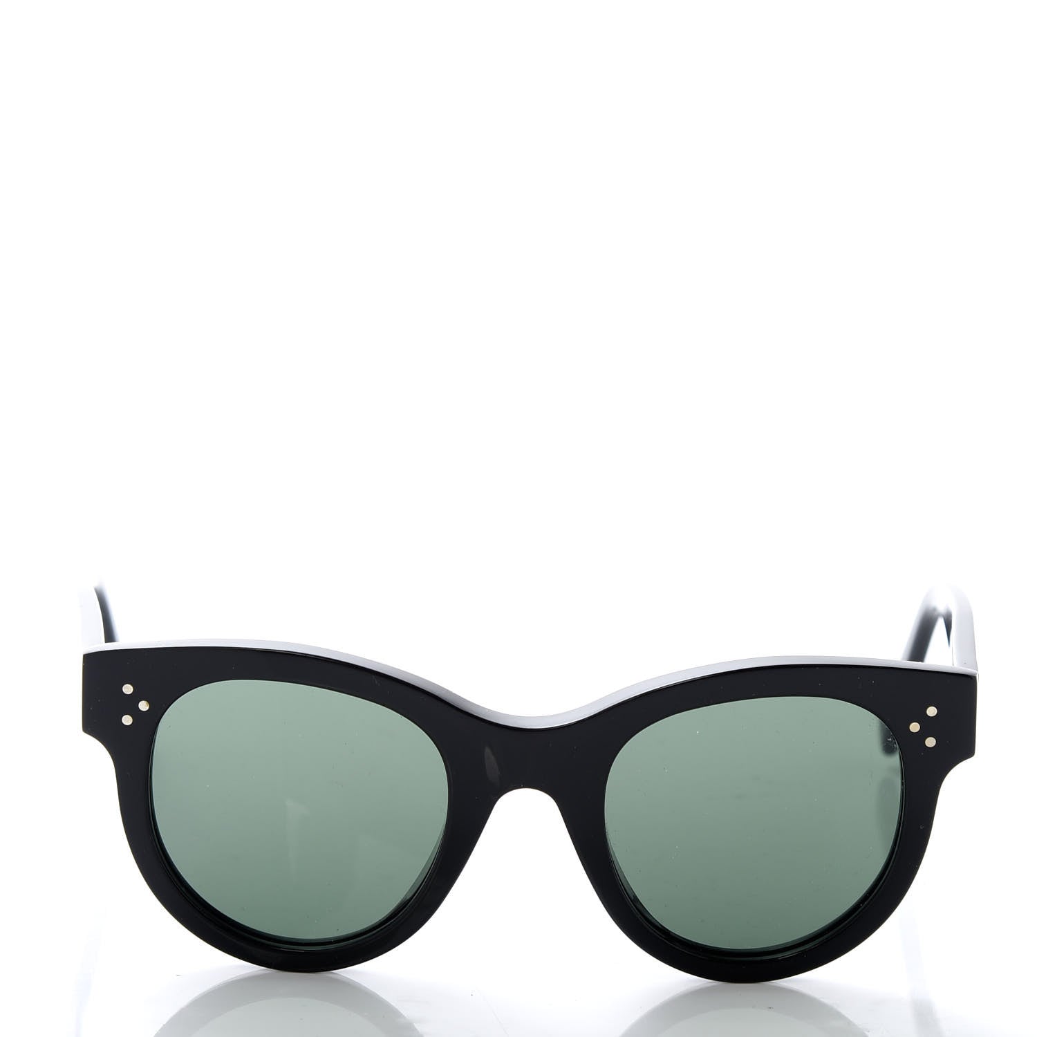 Celine Acetate Studded Mineral Round Sunglasses CL40031 Black 2 of 7