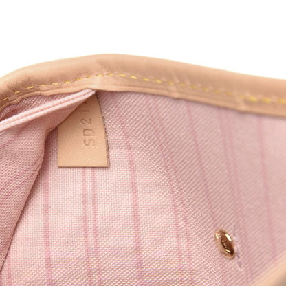 Louis Vuitton Damier Azur Neo Neverfull MM Rose Ballerine 8 of 11