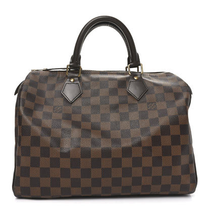 Louis Vuitton Damier Ebene Speedy 30 1 of 9