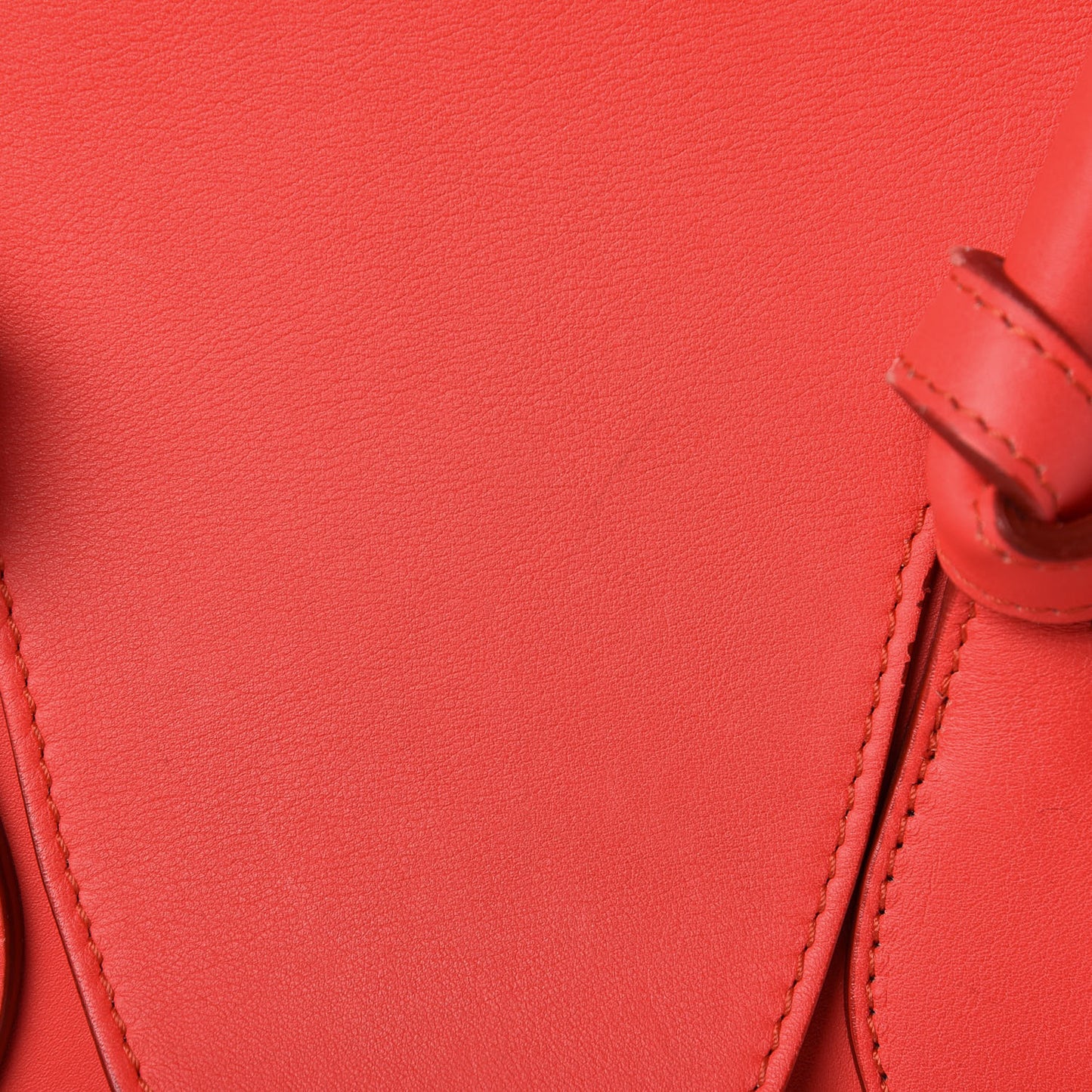 Smooth Calfskin Mini Tie Knot Tote Alizarin