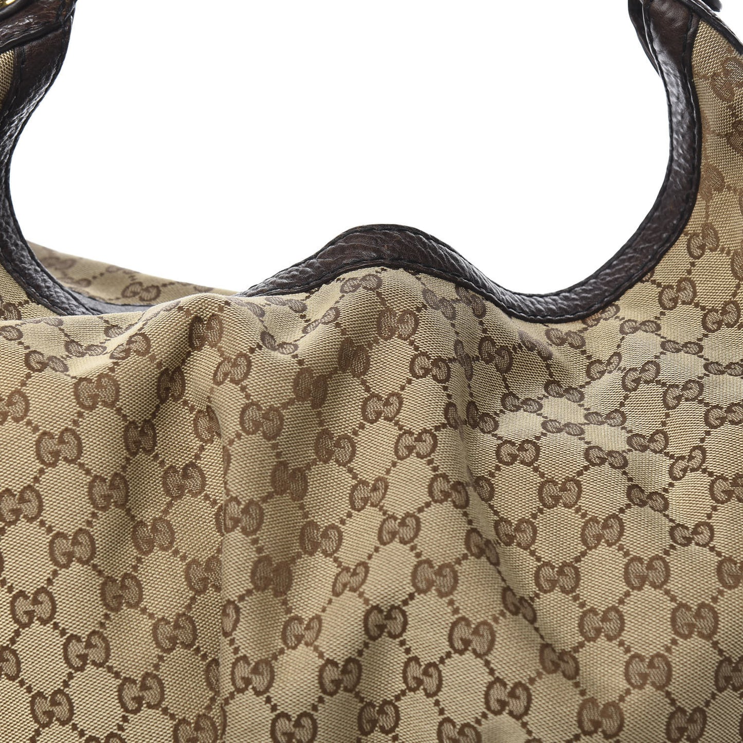 Monogram Large Jockey Hobo Dark Brown