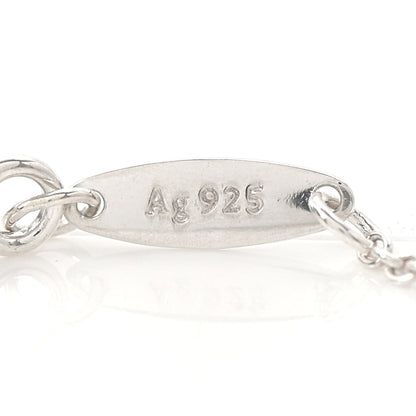 Tiffany Sterling Silver Aquamarine Elsa Peretti Color By The Yard Bracelet 6 of 6