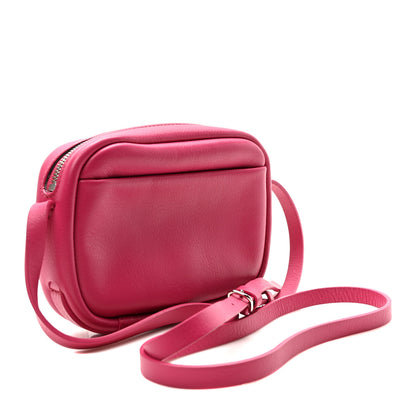 Balenciaga Calfskin Logo XS Everyday Camera Bag Rose Indien Black 3 of 9