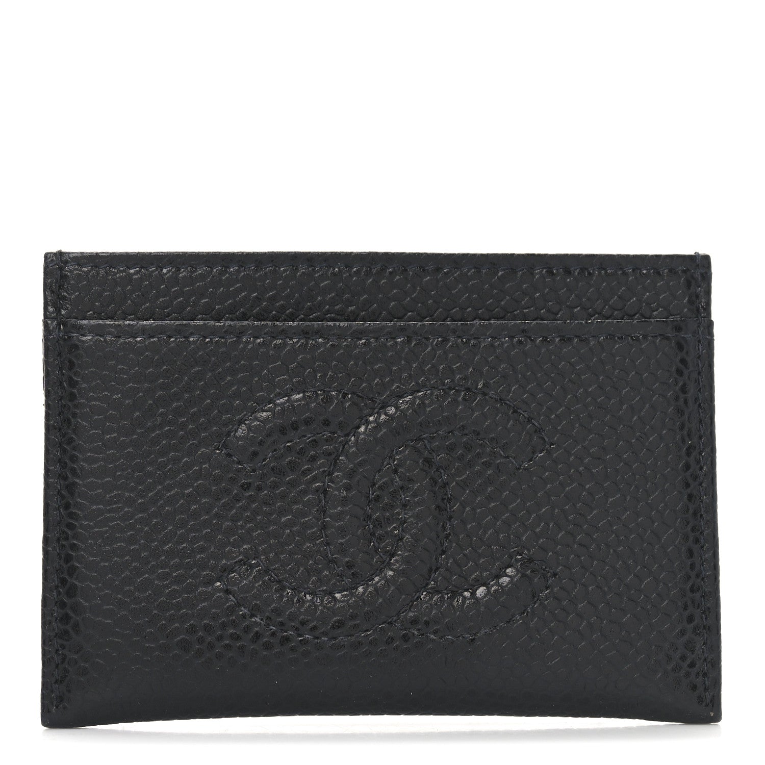 Chanel Caviar Timeless CC Card Holder Black 1 of 8