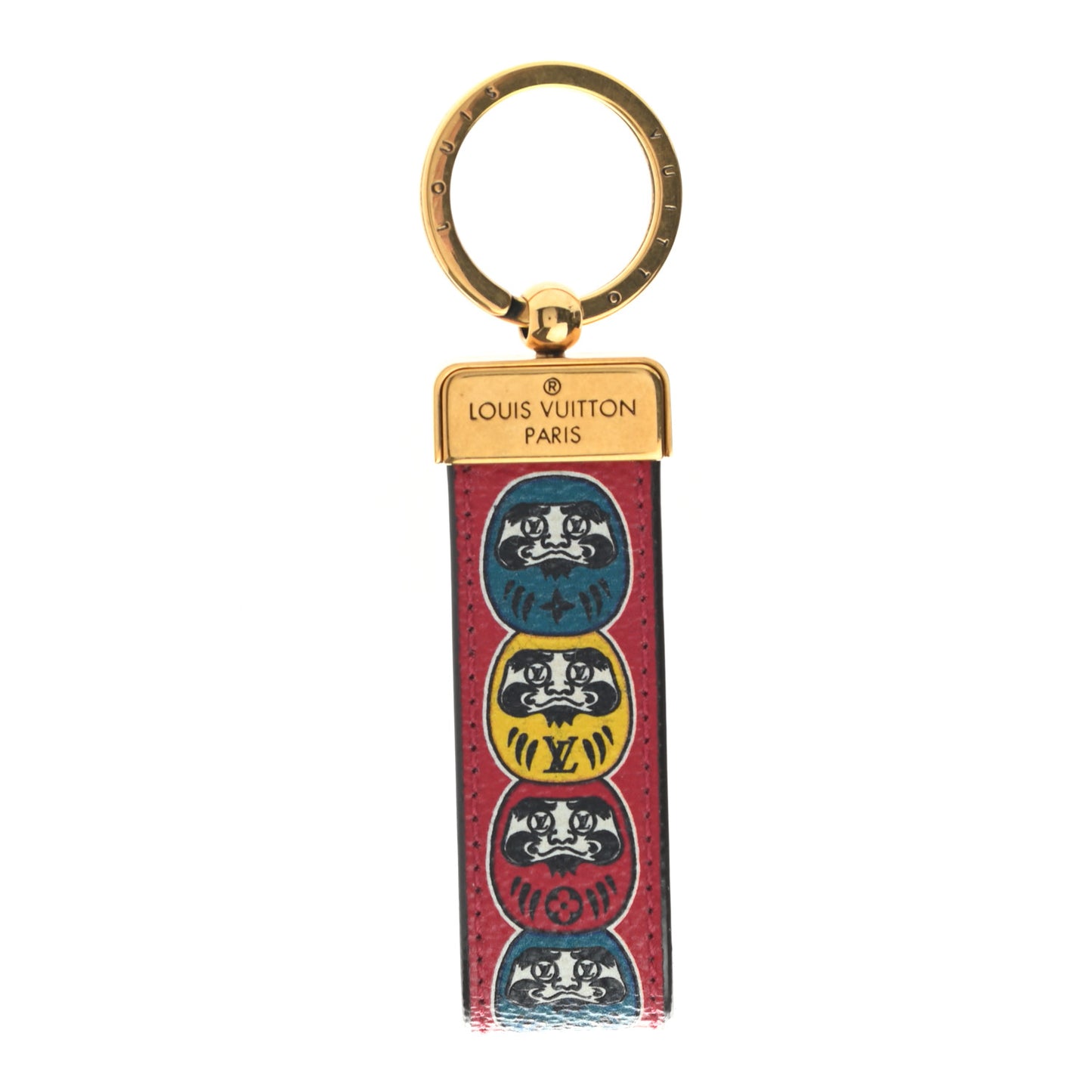 Monogram Illustre Kabuki Dragonne Key Ring