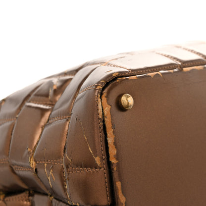 Chanel Vinyl Quilted Large Frozen Tote Bronze 11 of 23