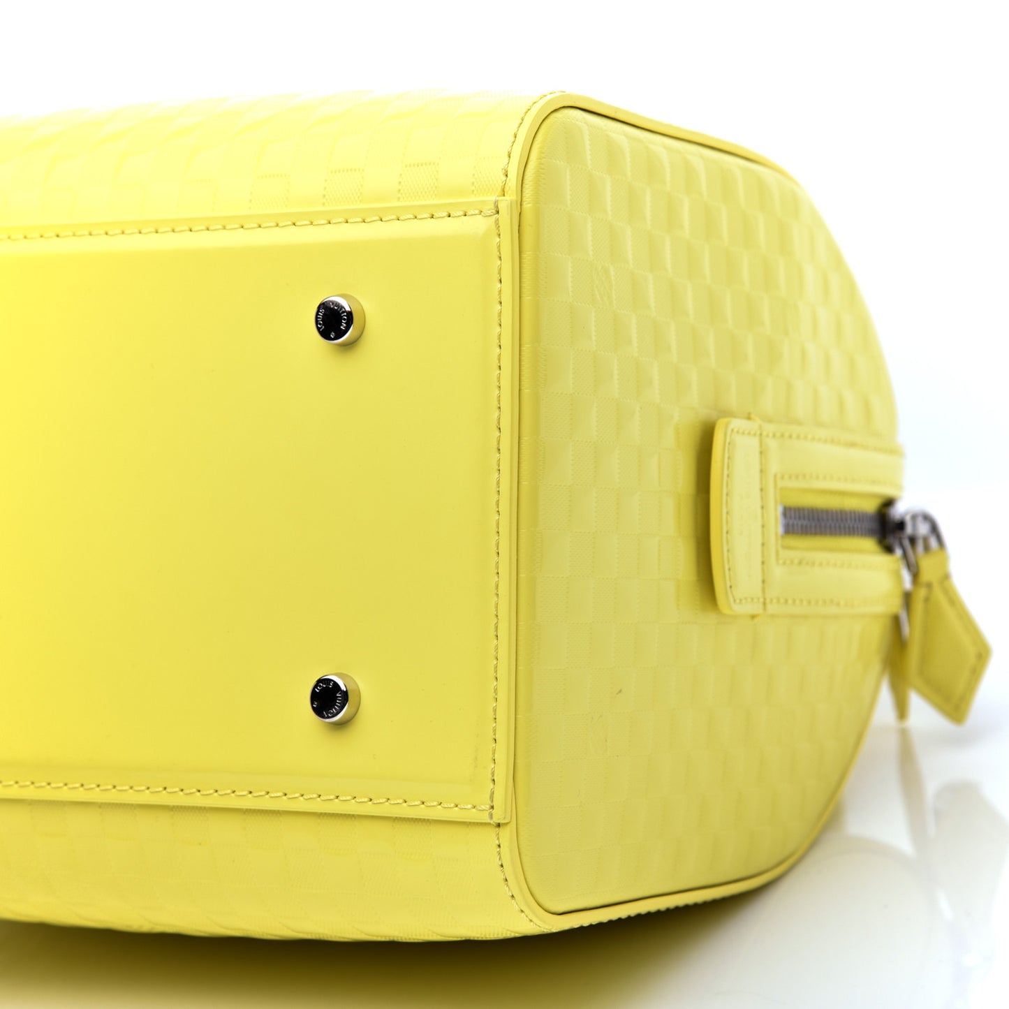 Damier Facette Speedy Cube PM Yellow