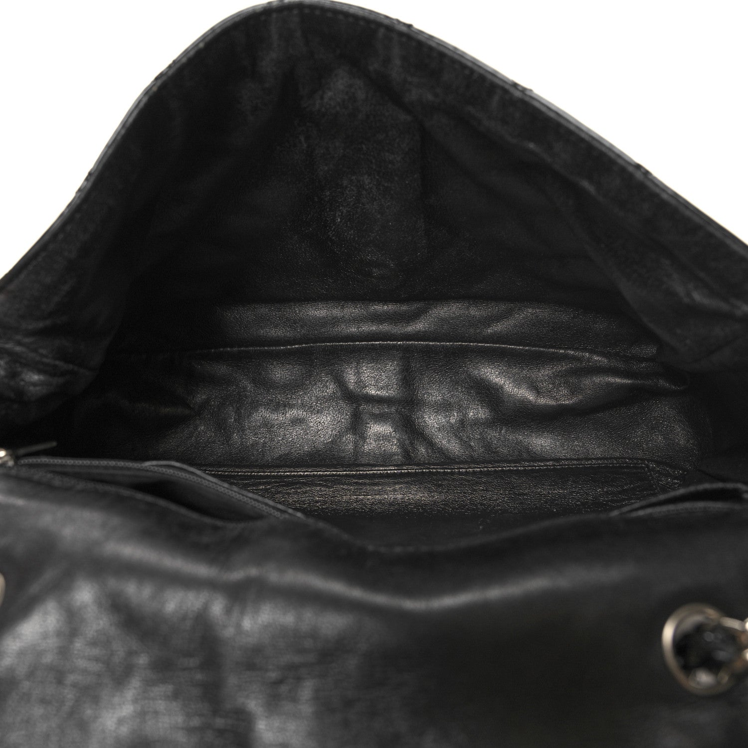 Chanel Patent Quilted Jumbo Single Flap Black 5 of 11