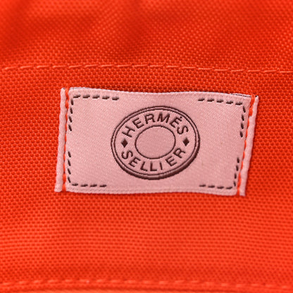 Hermes Toile Sac De Pansage Groom Bleu Navy Feu 6 of 11