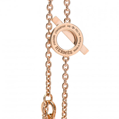 Hermes 18K Rose Gold Diamond Finesse Bracelet SH 3 of 4