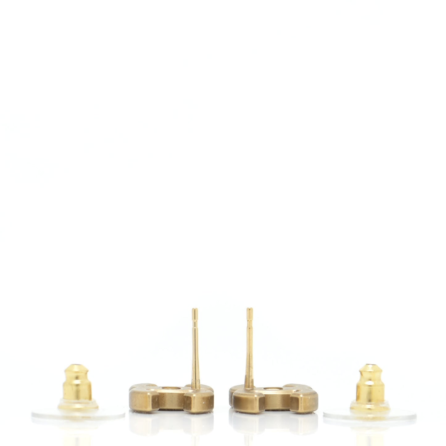 Crystal CC Earrings Gold