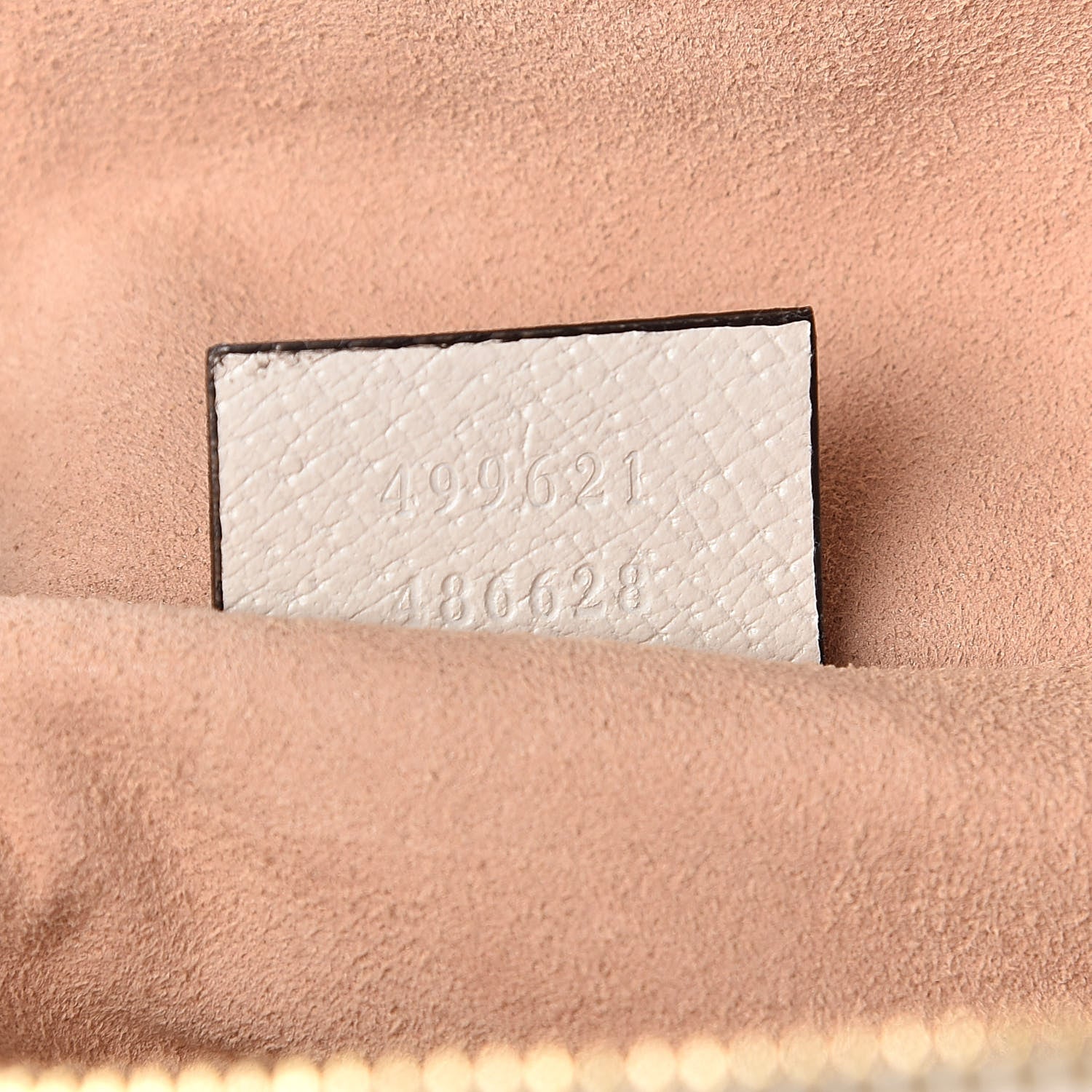 Gucci Suede Calfskin GG Web Small Ophidia Dome Shoulder Bag Burro New Mystic White 7 of 10