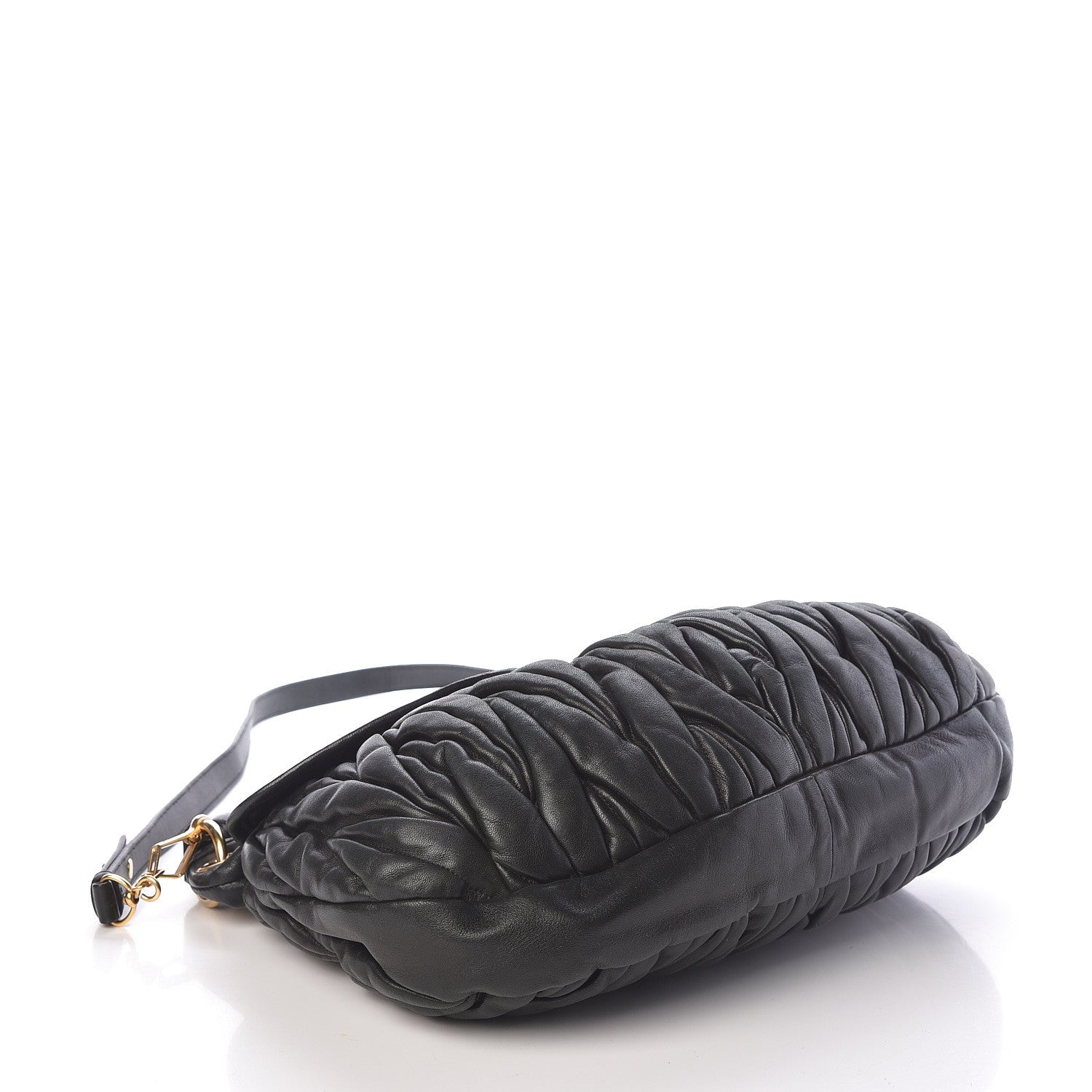 Miu Miu Nappa Matelasse Coffer Hobo Black 4 of 9