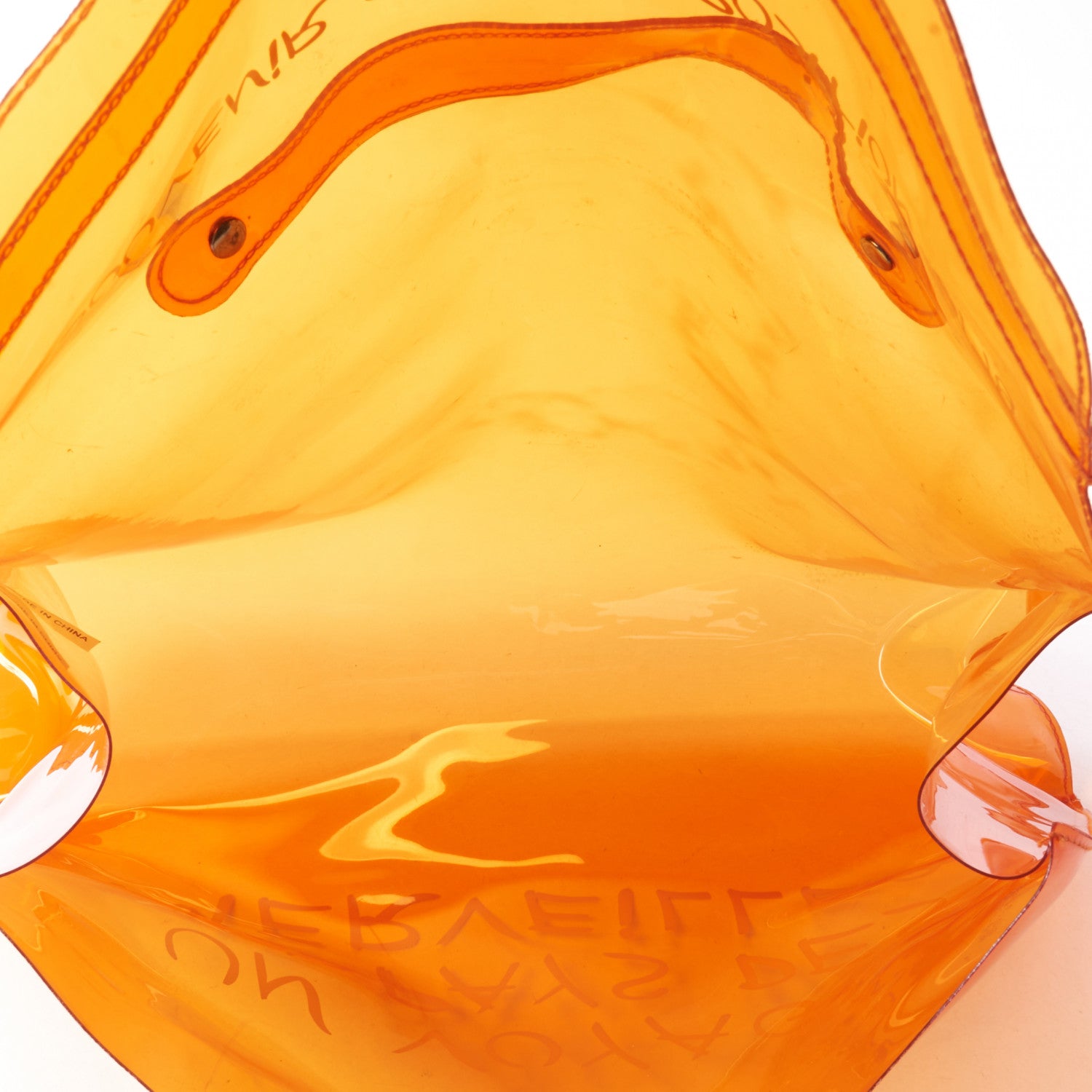 Hermes Vinyl Souvenir De L'Exposition Kelly Orange 4 of 8