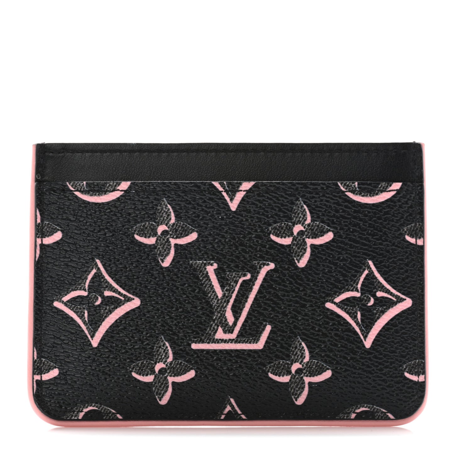 Monogram Fall for You LV Side-Up Card Holder Black