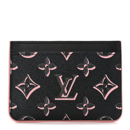 Louis Vuitton Monogram Fall for You LV Side-Up Card Holder Black 1 of 6