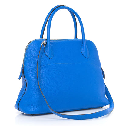 Hermes Taurillon Clemence Bolide 31 Bleu Hydra 3 of 12