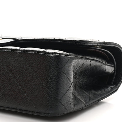 Chanel Caviar Quilted Medium Double Flap Black 10 of 11