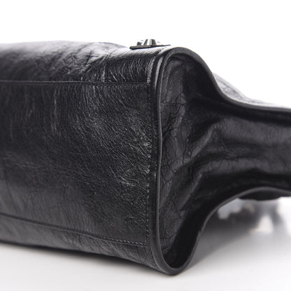 Balenciaga Agneau Classic Silver Hardware City Black 8 of 9