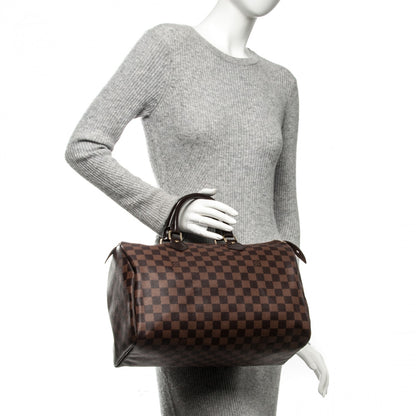 Louis Vuitton Damier Ebene Speedy 35 2 of 8