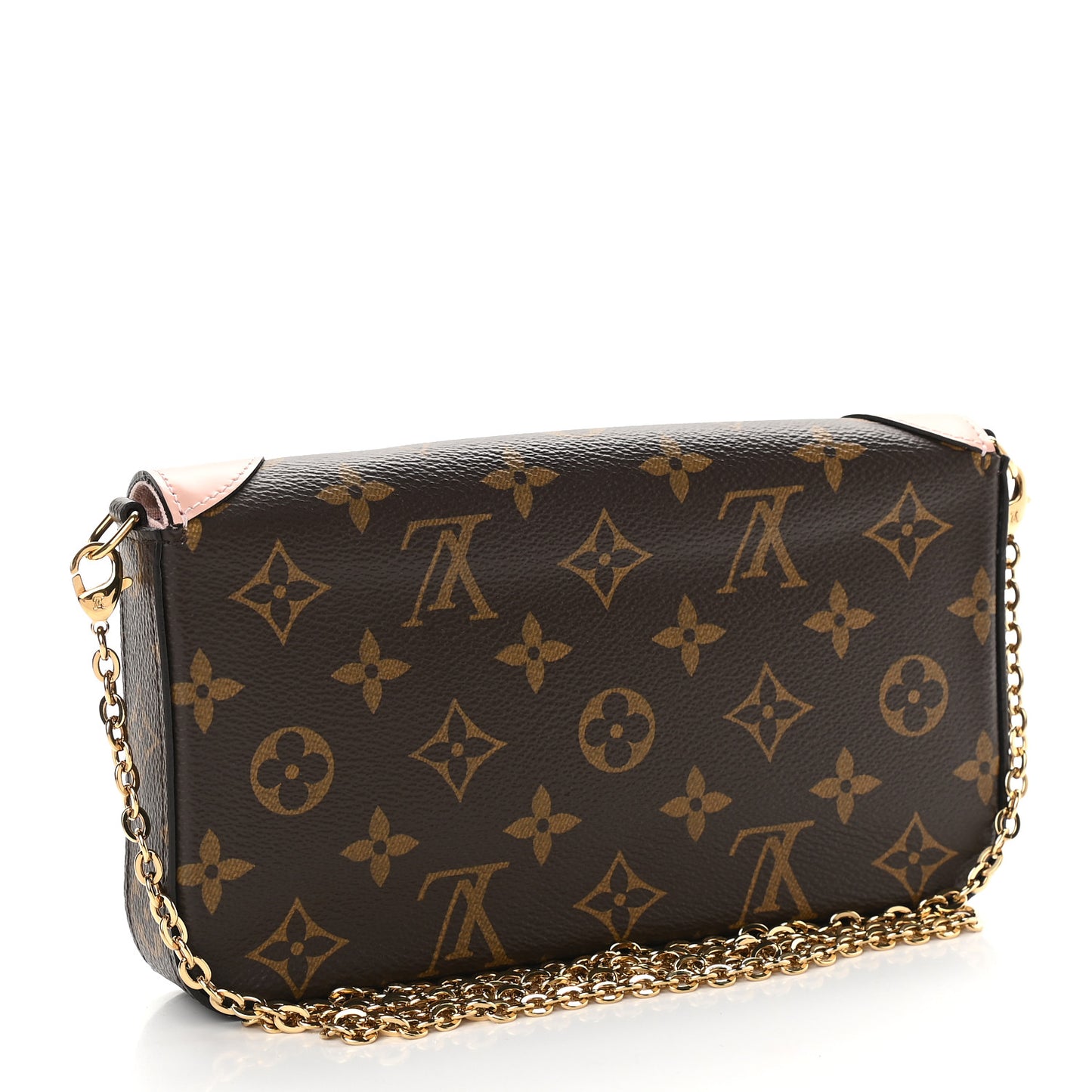 Monogram Valentine Dog Pochette Felicie Chain Wallet