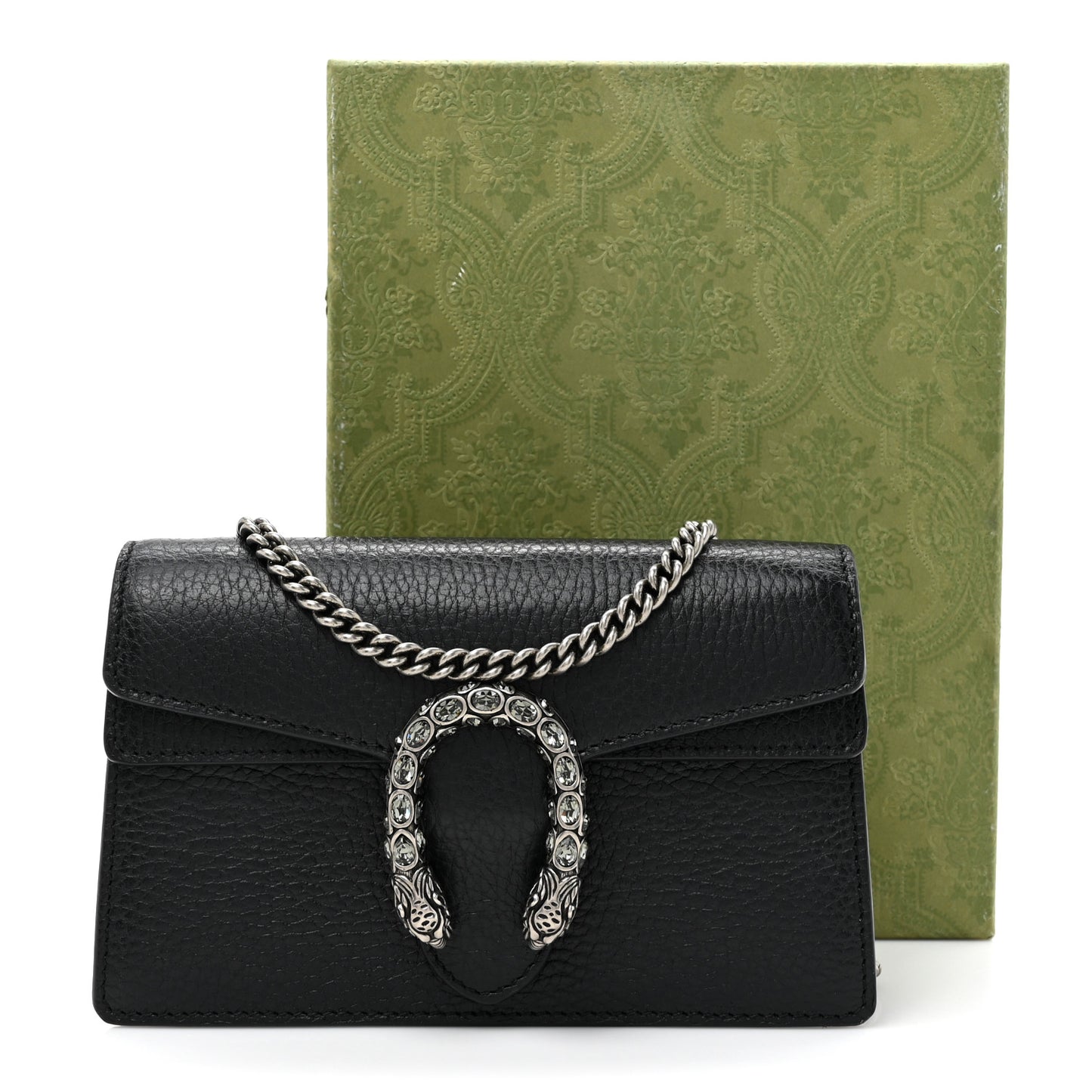 Calfskin Super Mini Dionysus Shoulder Bag Black