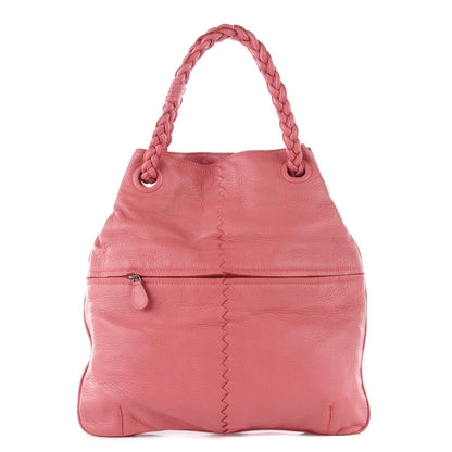 Bottega Veneta Cervo Deerskin Julie Tote Rose Pink 1 of 9