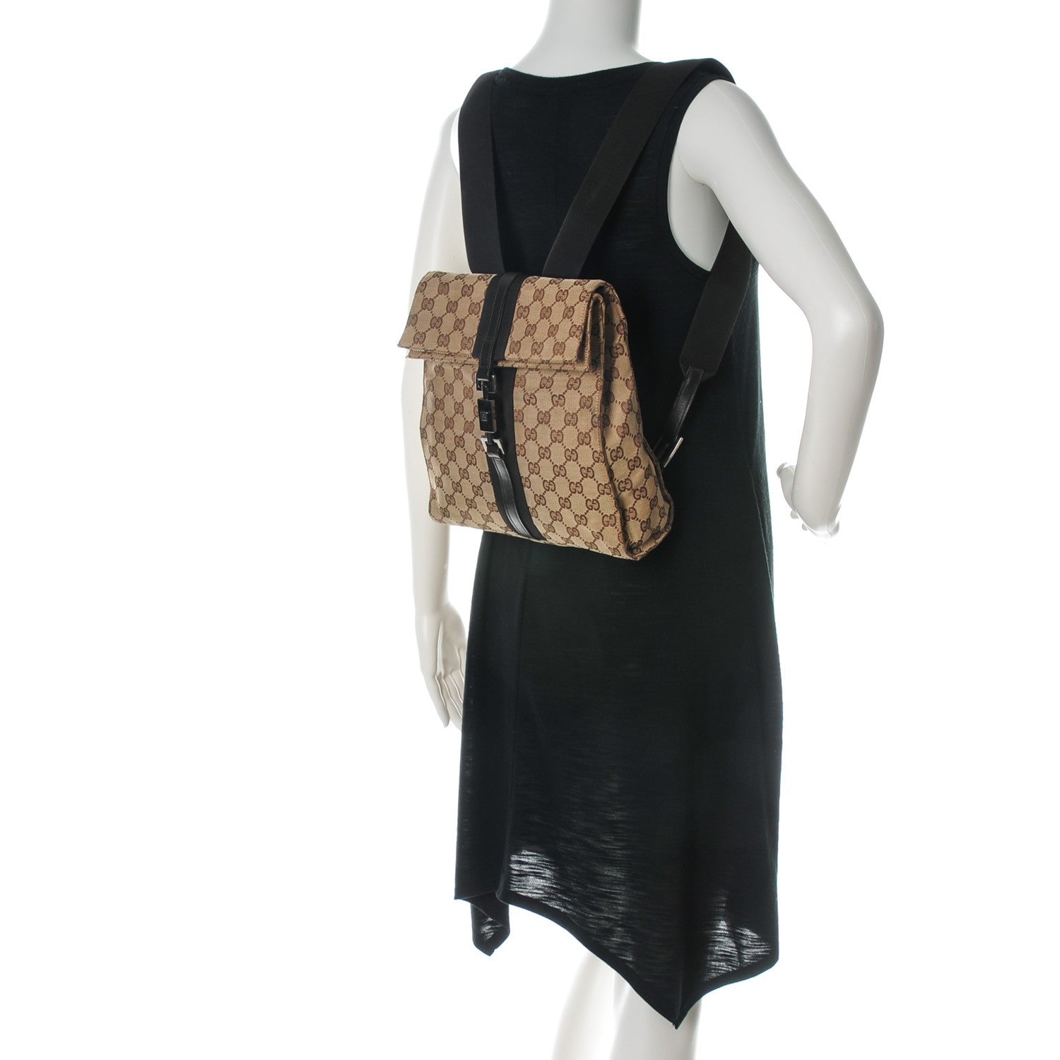 Gucci Monogram Small Backpack Dark Brown 2 of 7