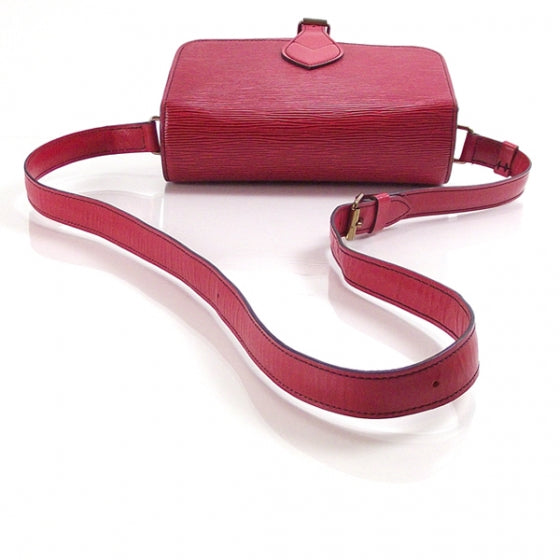 Louis Vuitton Epi Cartouchiere Red 4 of 9