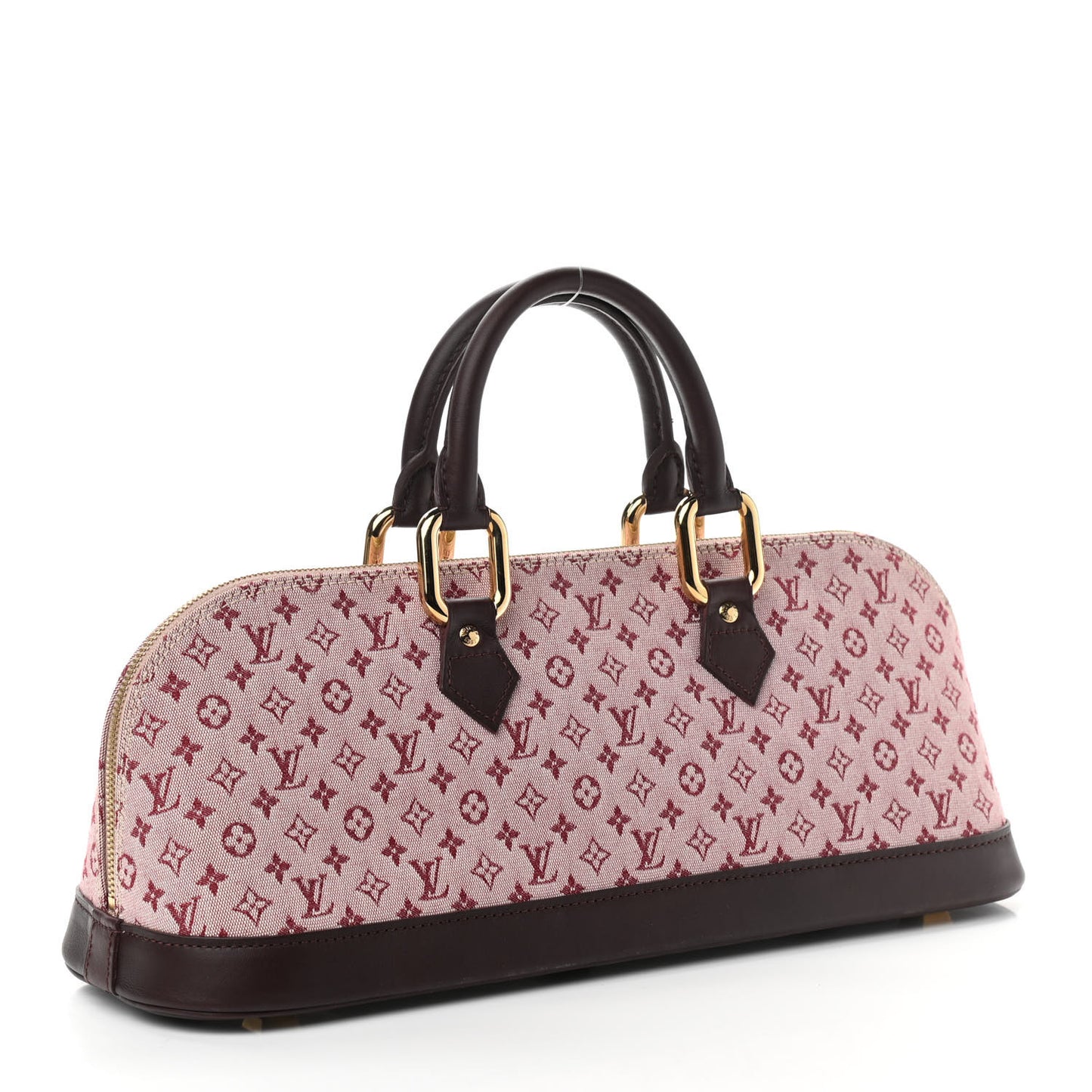 Mini Monogram Alma Long Cherry
