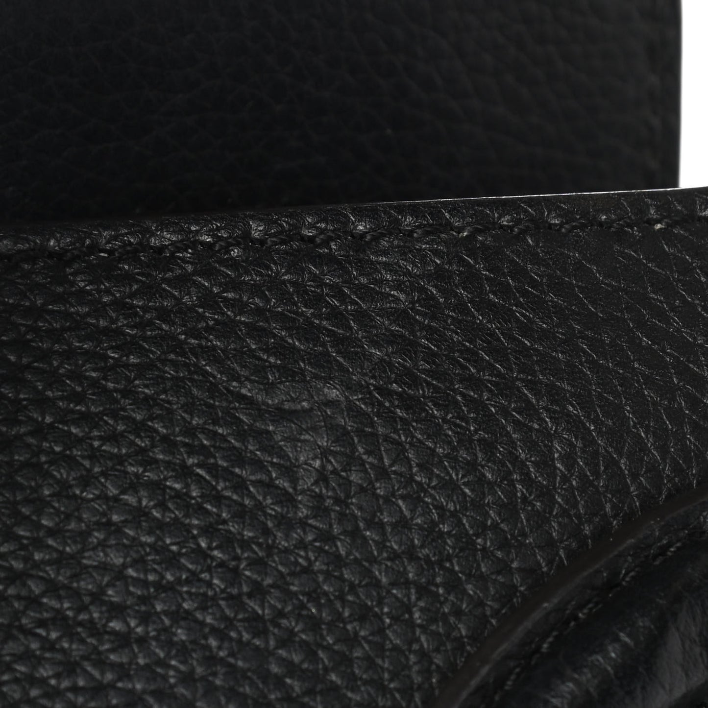 Drummed Calfskin Mini Luggage Black