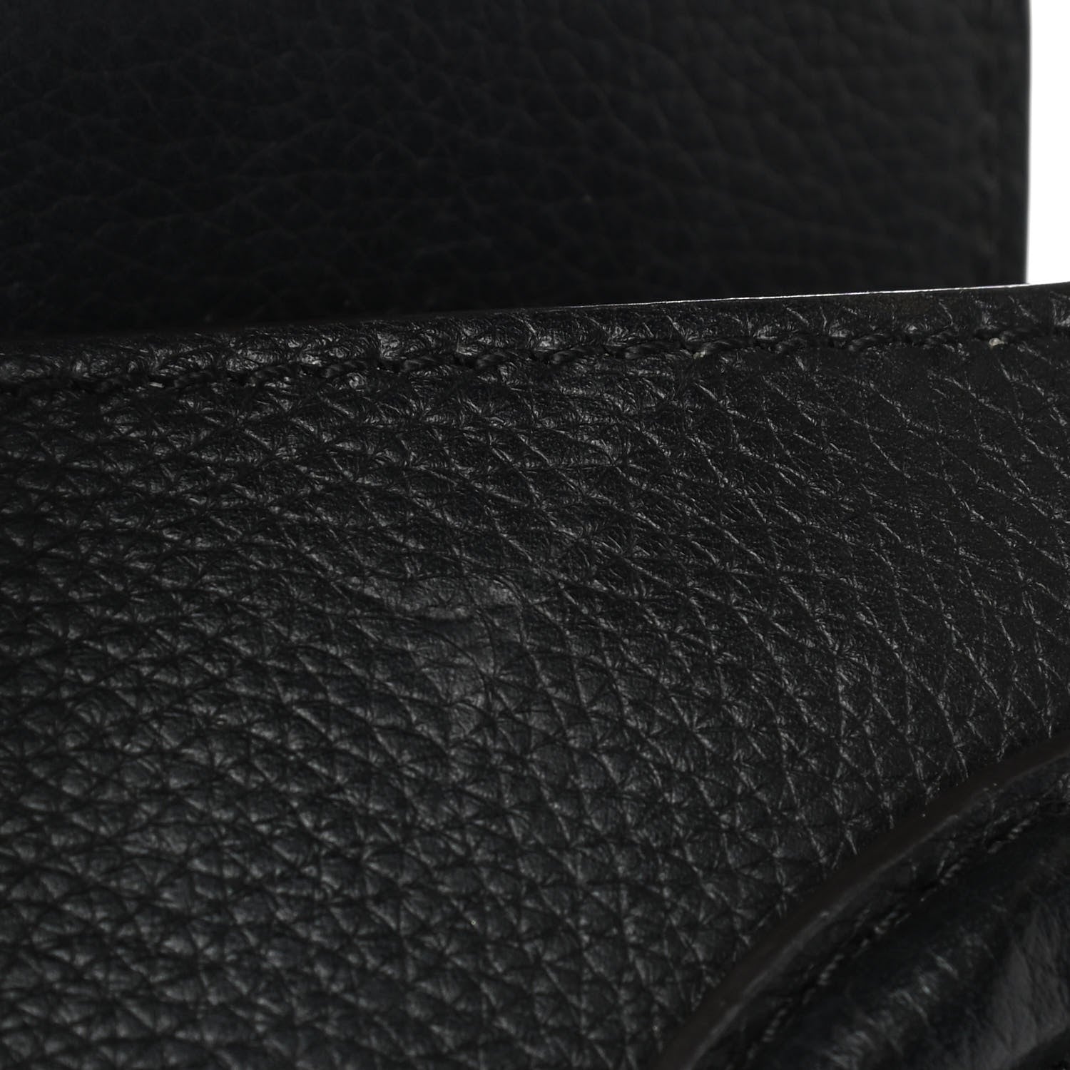 Celine Drummed Calfskin Mini Luggage Black 13 of 14
