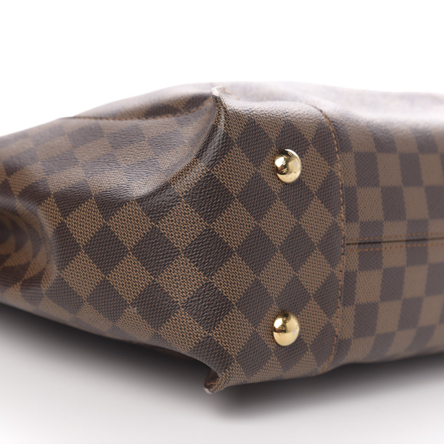 Louis Vuitton Damier Ebene Caissa Hobo Rose Ballerine 7 of 9