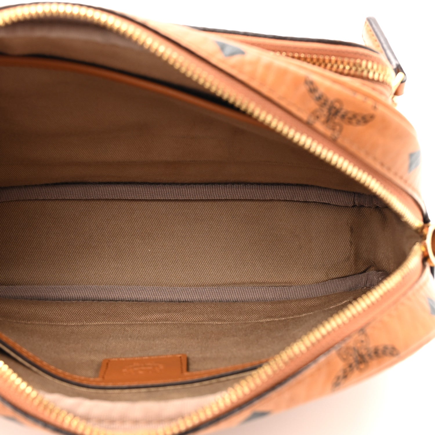 MCM Visetos Monogram Small Aren Crossbody Cognac 5 of 14